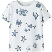 Name it Shirt 'NMMFille' saffier / wit