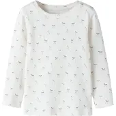 Name it Shirt 'NMFFicherry' olijfgroen / rosé / wit