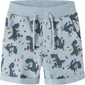 Name it MINI regular sweatshort Blauw Jongens/Meisjes Katoen All over print - maat 98
