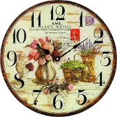 AMS - 9466 - wandklok - Quartz - Analoog