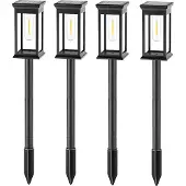 Lumisky Set van 4 op zonne-energie werkende grondprikkers H34CM LUZY