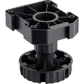 Sotech 5 x Set van 4 meubelpoten zwart met sokkelhoogte 90 mm