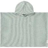 Liewood Paco badponcho peppermint crème-de-la-crème streep 1-2 jaar
