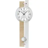 AMS Wandklok met slinger Sonoma-Aluminium 7441