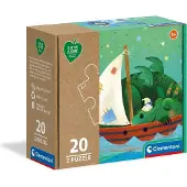 Clementoni Play for Future Puzzel - Zoete Dromen (2 sets van 20 stukjes)