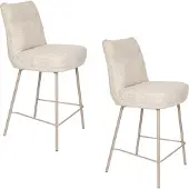 Housecraft living Jacques Barkrukken 65 cm Beige - Set van 2