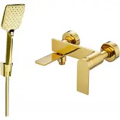 Mexen Zero R62 badkraan met doucheset, goud - 7113R62-50