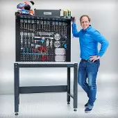 Datona Werkbank PREMIUM 119 cm breed - Zwart