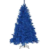 Beliani FARNHAM - Kerstboom - Blauw - 210 cm - PVC