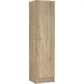 Dmora Fox kledingkast 1 deur eikenstructuur decor.