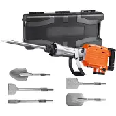 Vevor Brekerhamer 2200W, Stemhamer, Boorhamer, Elektrisch, met 6 beitels