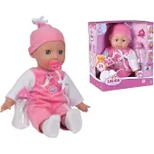 Simba Laura Babyspeeltje: Interactieve box met baby-pop. Zachte pop met gesloten oogjes - geschikt voor kinderen vanaf 2 jaar. Baby-pop