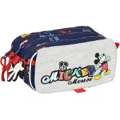 Big Buy Cooking Pennenetui met 3 vakken Mickey Mouse Clubhouse Only one Marineblauw (21,5 x 10 x 8 cm)