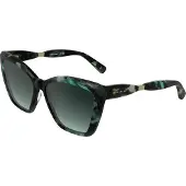 Longchamp Zonnebril LO803S 57/15/140 Petrol havana Acetaat VROUW LO803S