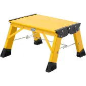 Krause Inklapbare trap Treppy, 1 trede, geel