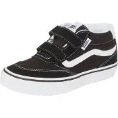 Vans Brooklyn Mid sneakers zwart/wit Jongens/Meisjes Suède Meerkleurig - maat 31