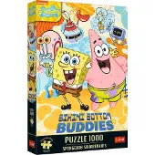 Trefl Premium Plus kwaliteit, Spongebob, 1000 stukjes, Puzzel met afbeeldingen uit tekenfilms