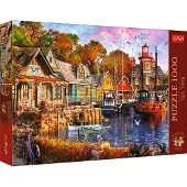 Trefl legpuzzel 1000 stukjes Premium Plus Tea Time Seaside Harbour.