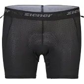Ziener Dames Nekia X-Gel Fietsbroek kort (Maat 3XL, Zwart)