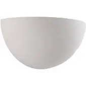LINDBY Wand uplighter Narin, dimbaar, wit / opaal, Woon-/ Eetkamer, Gips / Klei, Modern, Wandlamp