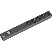 Bachmann 19-inch stekkerdoos met overspanningsbeveiliging en netfilter