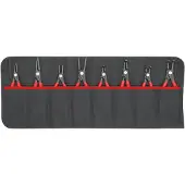 Knipex Set borgringtangen | 8-delig in roltas | 10-60 mm | 1 stuk - 00 19 58 V02