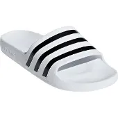 Adidas Muiltjes 'Adilette Aqua' zwart / wit