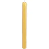 Viana Effen gekleurde taps toelopende kaarsen, honingkleur, 22×240 mm, 12 st