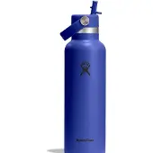 Hydroflask Standard Mouth Flex Straw Cap Capri Blue thermosfles, 621 ml