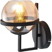 LINDBY Wandlampe , Marinka, dimbare, Zwart, Woonkamer, Metaal, Modern