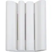 LINDBY Wandlamp Novali AI, dimbaar, wit / opaal, Woon-/ Eetkamer, Gips / Klei, Modern, wandlamp