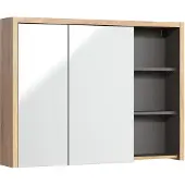 Comad Devon 846 FSC spiegelkast 100cm eiken/antraciet