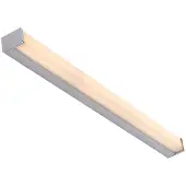 LINDBY Wandlamp Klea, chroom / zilver, Badkamer, Aluminium, Modern, Wandlamp