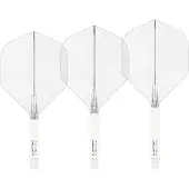 Red Dragon Nitro Flite System White Clear NO2 - Dart Flights