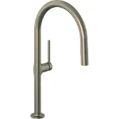 Kludi REEF, eengreeps mengkraan voor spoelbak, uitneembare gietersproeier, Brushed Bronze, 1 stuk.