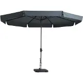 Madison Parasol Syros 350 cm grijs PAC6P014 online kopen