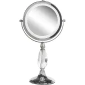 Beliani Make-up spiegels, Lumarko kosmetikos veidrodis LED 18 cm sidabrinis MORI veidrodis!