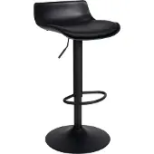 CLP Barstoel Aveiro, kunstleer | Kleur: zwart