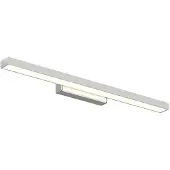 LINDBY Wandlamp Alenia, chroom / zilver, Badkamer, Aluminium, Modern, Wandlamp