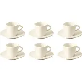 Villeroy & Boch Espresso Set Manufacture Rock 60 ml Set van 6