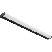LINDBY Wandlamp Ulisan, zwart, Badkamer, Aluminium, Modern, Wandlamp
