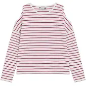 Scalpers Shirt pink / wit