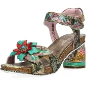 LAURA VITA Framboiseo 33 gris dames sandalen gekleed