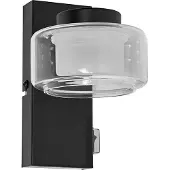 Osram Wandlamp ORBIS FLAME, zwart, Badkamer, metaal, Modern, Wandlamp