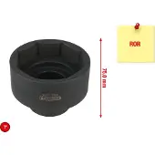 Ks Tools 4601015 460.1015 Binnen-achtkant Asmoersleutel 83.0 mm 1 (25 mm)