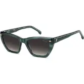 Carrera Zonnebril 3081/S 52/19/145 Groene hoorn Acetaat monturen VROUW 3081/S