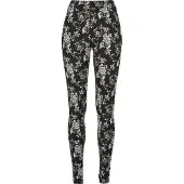 Urban Classics Leggings zwart / wit