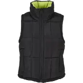 Urban Classics Bodywarmer 'Reversible' groen / zwart