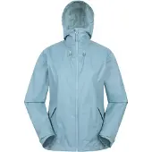 Mountain Warehouse Dames/Dames Swerve Packaway Waterdicht Jasje (Licht Teal)