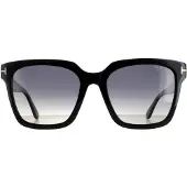 Tom Ford zonnebril Selby FT0952 01D Glansende zwarte rook gepolariseerd